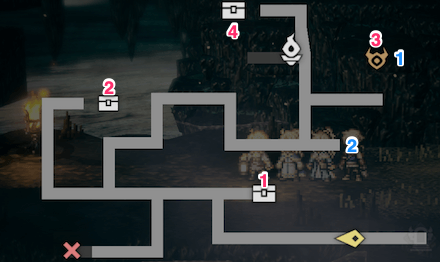 溜水の洞窟 宝箱 位置