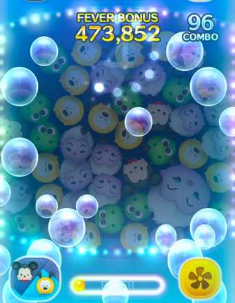 シャボン玉が少ない