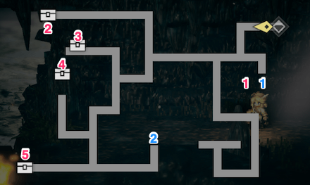 流影の水洞 宝箱 位置