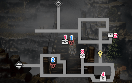 死の谷 -東- 宝箱 位置