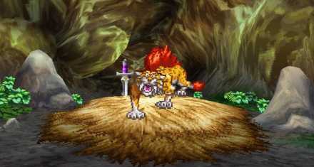 キラーパンサーと戦闘になる