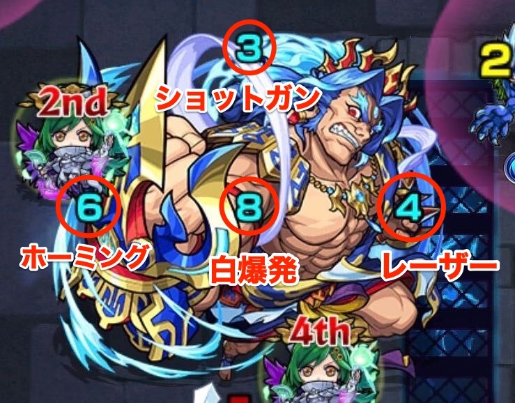 蔵王権現 攻撃パターン