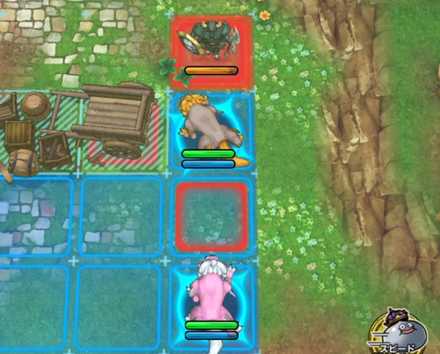 近距離と遠距離で同時に攻める