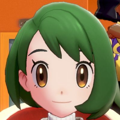 髪色グリーン