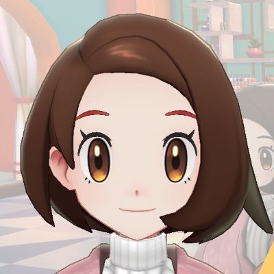 眉毛色レッド