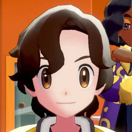 セミロングパーマ