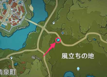 風がもたらした思いのマップ