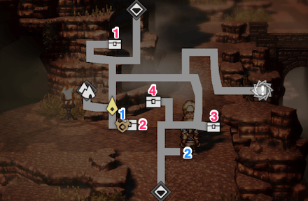 クラグスピア崖道