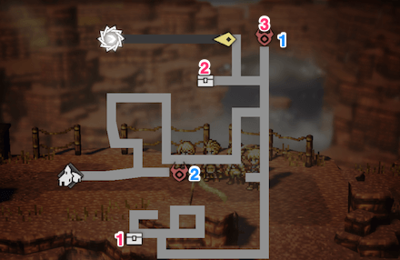 エドラス城への道