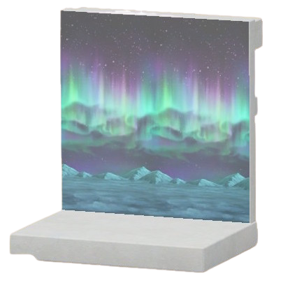 オーロラのかべ画像