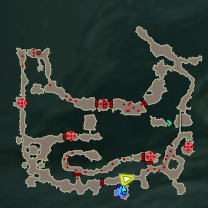 リト族の戦士リーバルのマップ