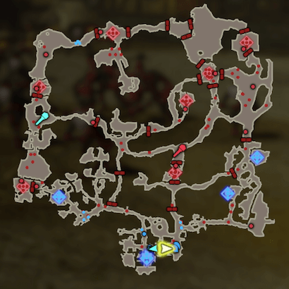 イーガ団急襲のマップ