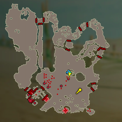 ゲルドの族長ウルボザのマップ