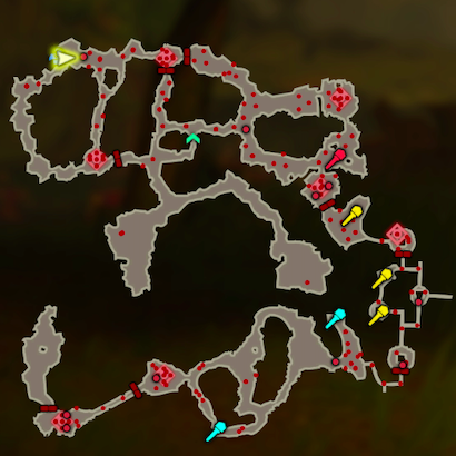 ハイラル城への帰還のマップ