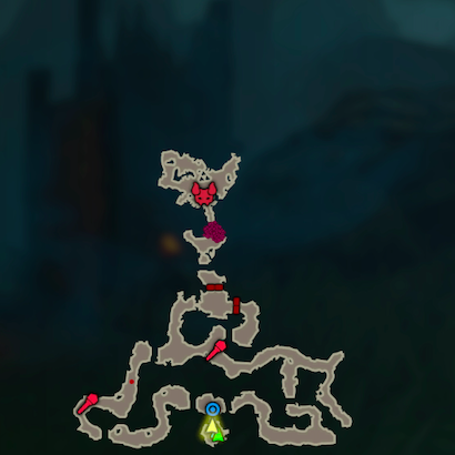 コログの森解放戦のマップ