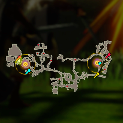 宿場の守り人のマップ