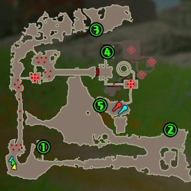 アッカレ砦コログマップ