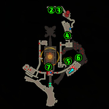 ハイラル城コログマップ