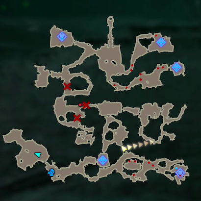 勇気の泉護衛戦のマップ