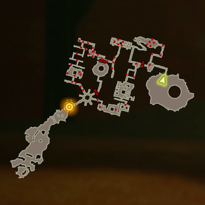 アジトからの脱出のマップ