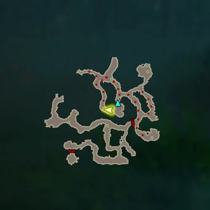 ゼルダ姫にフルーツをのマップ