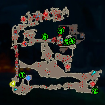 アッカレ砦コログマップ