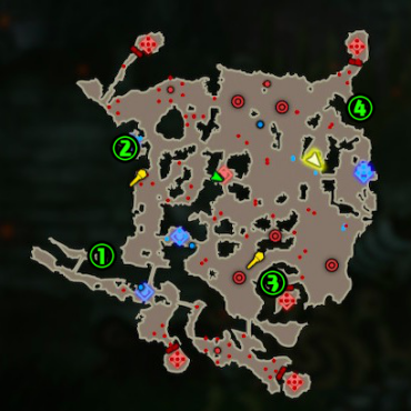 ハテノ砦コログマップ