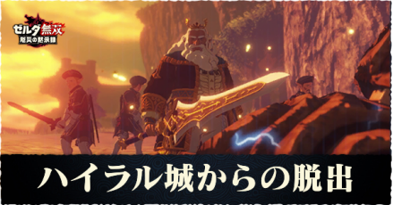 ハイラル城からの脱出の攻略チャート