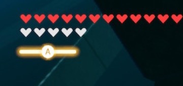 ハートゲージが白い