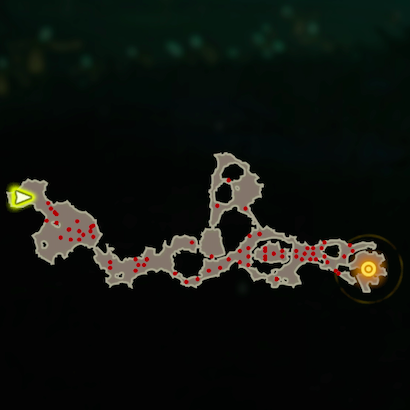 雨降る道のマップ