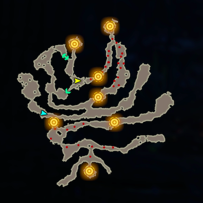 氷と雷の特訓のマップ