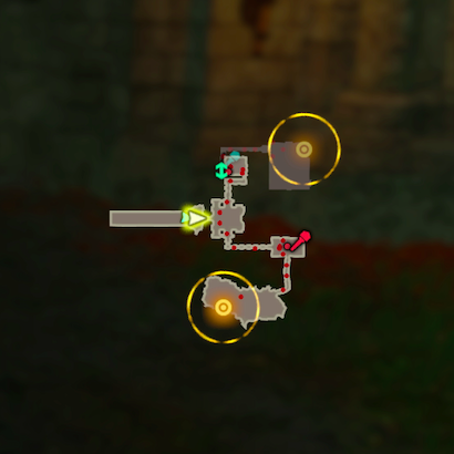 炎と氷の特訓のマップ