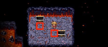 ⑦宝箱付近 敵出現位置