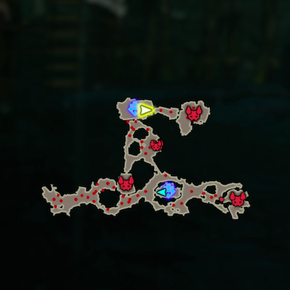 勇気の泉防衛戦のマップ