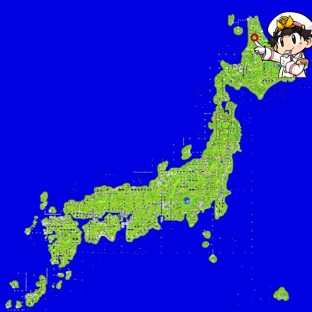 名寄のマップ画像