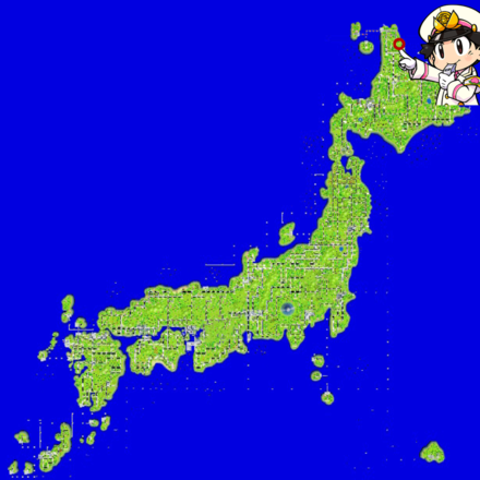 浜頓別のマップ画像