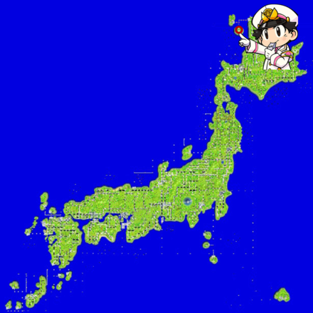 利尻のマップ画像