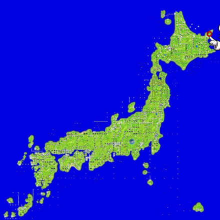 羅臼のマップ画像