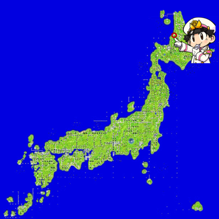 留萌のマップ画像