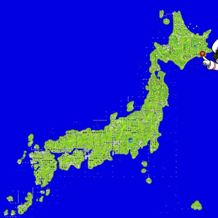 厚岸のマップ画像