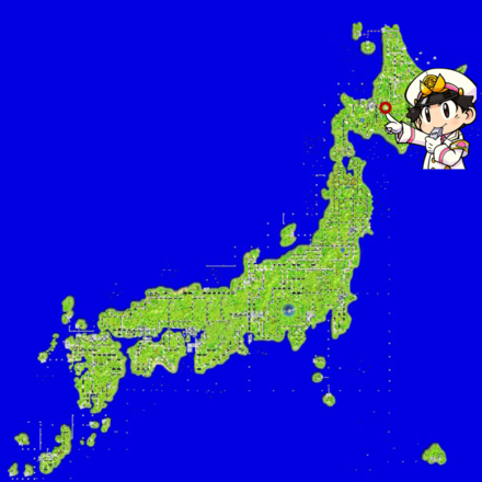 夕張のマップ画像