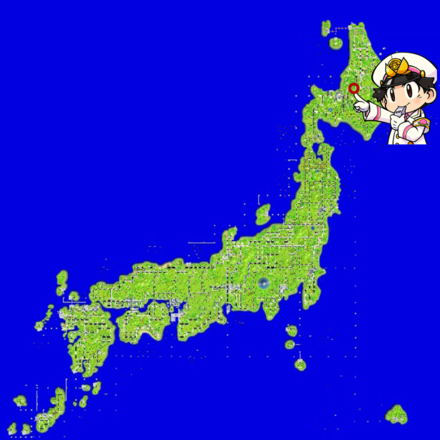 砂川のマップ画像