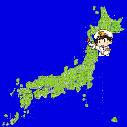 江差のマップ画像