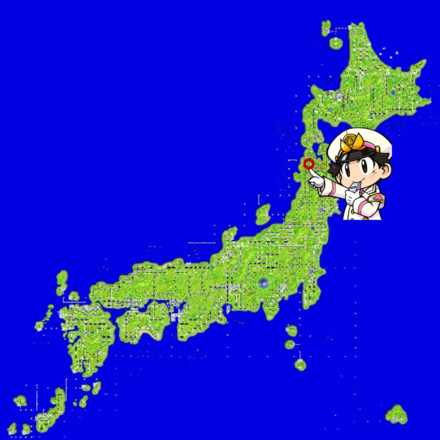 金木のマップ画像