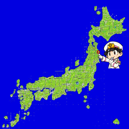 久慈のマップ画像