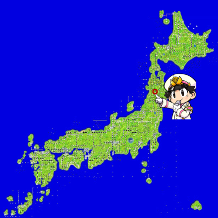 角館のマップ画像