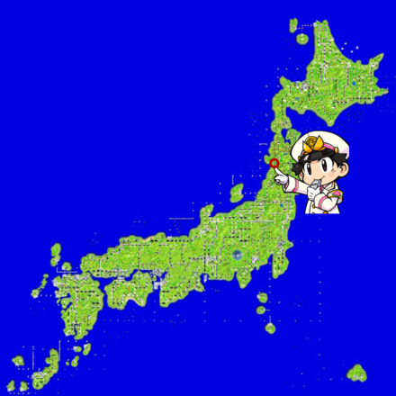 秋田のマップ画像