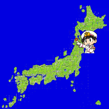 五所川原のマップ画像