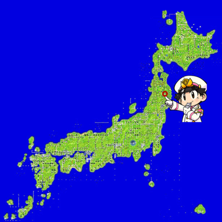 遠野のマップ画像