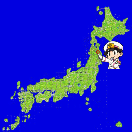 八戸のマップ画像